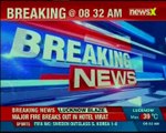 Lucknow Fire at Charbagh's Virat Hotel; 10 fire tenders at the spot