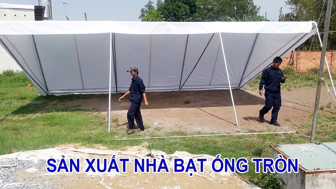 SẢN XUẤT NHÀ BẠT ỐNG TRÒN