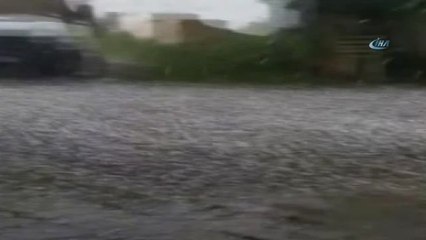 Erzurum'da Dolu Yağışı Seraları Vurdu