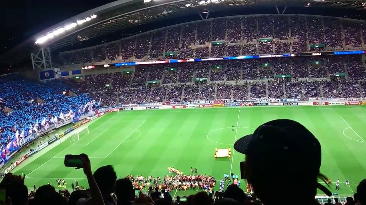 W杯アジア最終予選 日本 VS オーストラリア　選手入場