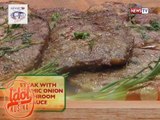 Idol sa Kusina: Steak with Balsamic Onion Mushroom Sauce