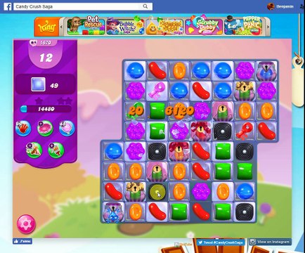 Candy Crush-Level 1670