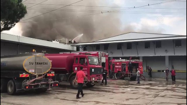 Soğuk hava deposunda yangın - BURSA