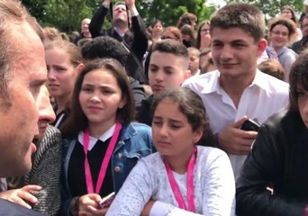 Macron Lectures Teenager on Respect at Paris WWII Commemoration Event