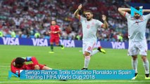 Sergio Ramos Trolls Cristiano Ronaldo in Spain Training I FIFA World Cup 2018