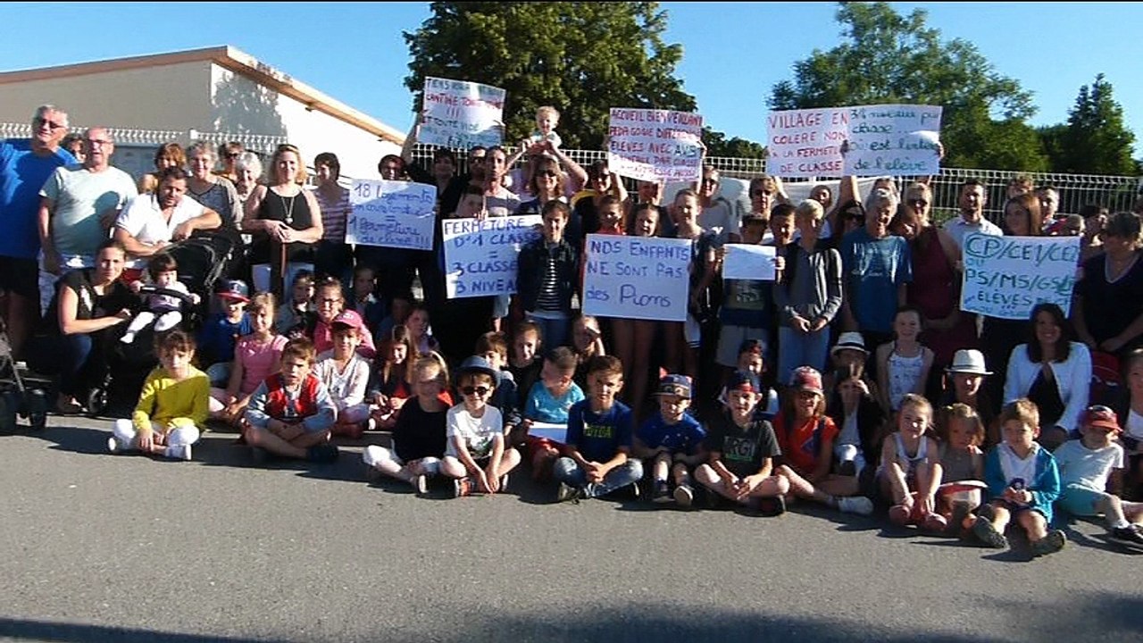 GRANGES-LES-BEAUMONT  : Mobilisés contre la fermeture d’une classe