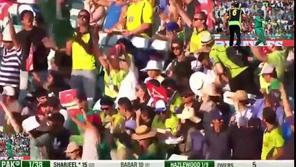 Shrjeel khan batting vs austrilia higlights