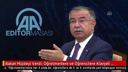 Bakan Müjdeyi Verdi: Öğretmenlere ve Öğrencilere Klavyeli Bilgisayar Dağıtılacak