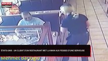 Etats-Unis : Un client d'un restaurant touche les fesses d'une serveuse (Vidéo)