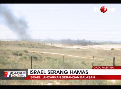 Layangan Api Palestina Dibalas Jet Tempur Israel