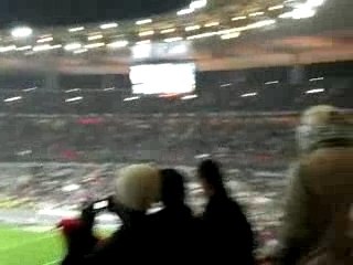 ambiance avant le match france - maroc