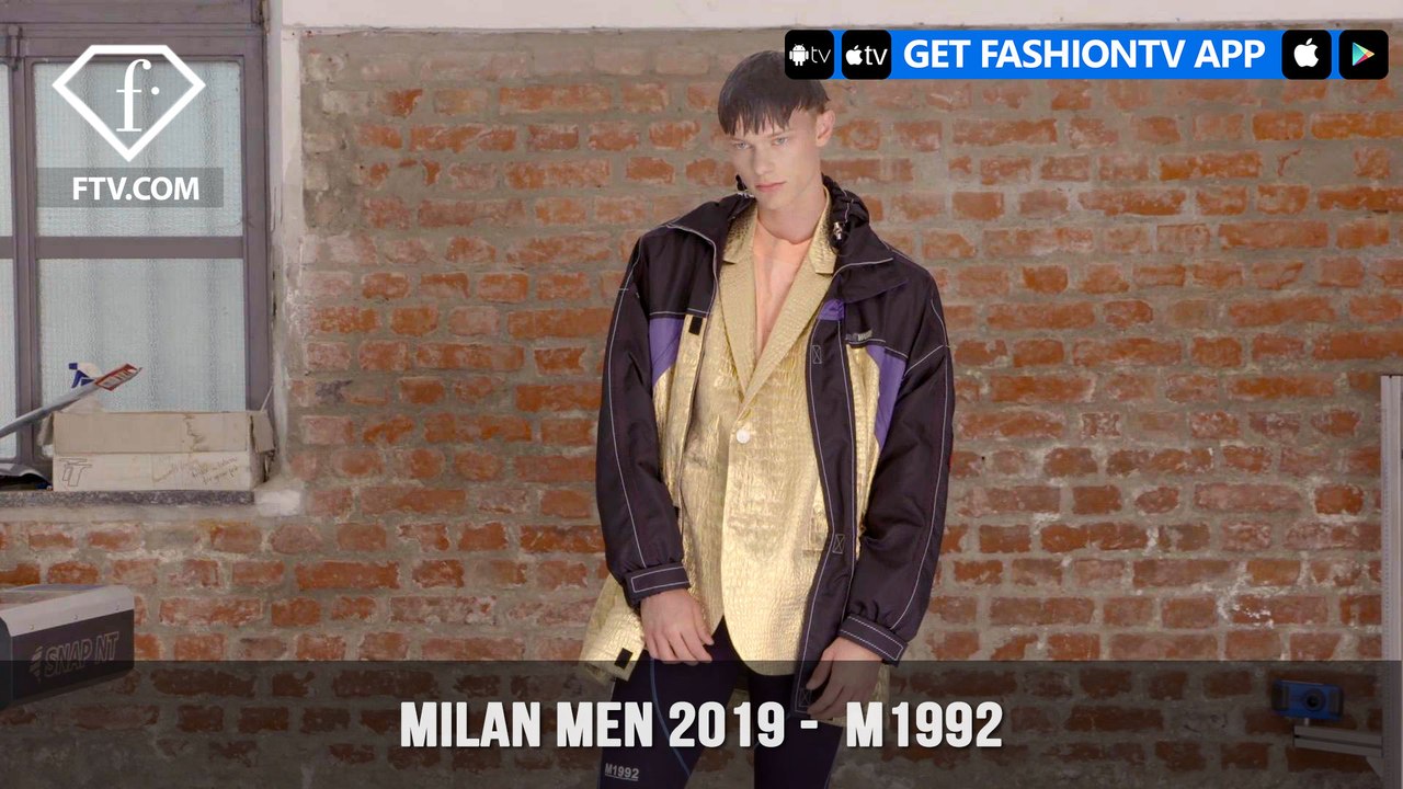 M1992 Ocean Polution Awareness Milan Men Fashion Week Spring/Summer 2019 | FashionTV | FTV
