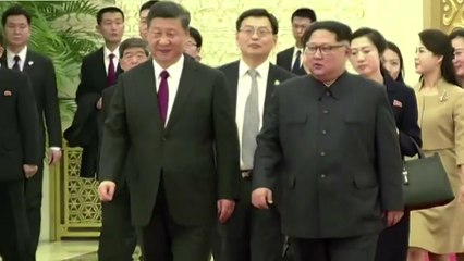 北 김정은 위원장, 시진핑 주석과 회담 / YTN