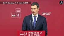 Sánchez, 24 días después: de convocar elecciones “cuanto antes” a “agotar la legislatura”