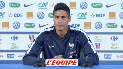 Varane «Rien de méchant» pour Griezmann - Foot - CM 2018 - Bleus