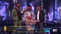 Chadwick Boseman gives MTV award to real-life hero