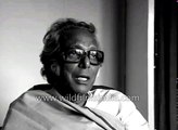 Indian filmmaker Mrinal Sen speaks about Calcutta city
