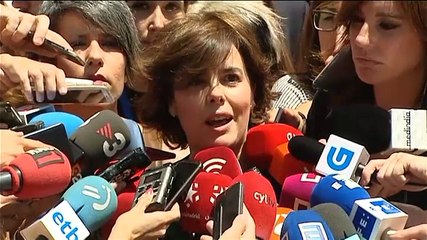 Sáenz de Santamaría: "Sé lo que es estar en el Gobierno y también en la oposición"