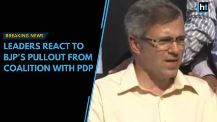 BJP - PDP breakup | "I expected this coalition to break apart a little later" - Omar Abdullah