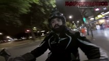 2 voleurs tentent de lui dérober sa moto (Londres))