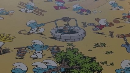 Bruxelles : Une nouvelle fresque des Schtroumpfs inaugurée