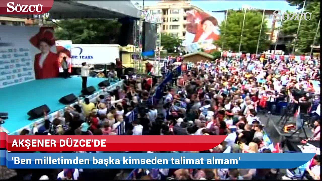 Akşener Düzce'de