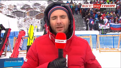 CdM biathlon Le Grand-Bornand (S3) - poursuite H, 16 déc 2017, Martin Fourcade 2e