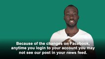 Facebook has made changes that limit the number of public posts that appear on your news feed. This short video explains how you can keep our posts on top of