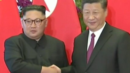 김정은, 시진핑과 정상회담...돈독한 관계 과시 / YTN