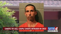 Oklahoma Couple Shoots Intruder During Chaotic 911 Call
