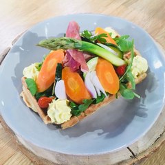 Gaufres de patates douces