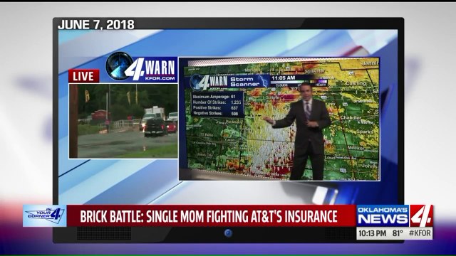 Woman Says Company Refuses to Help After Falling Bricks Damaged Her Car