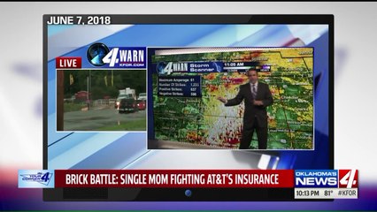 Woman Says Company Refuses to Help After Falling Bricks Damaged Her Car