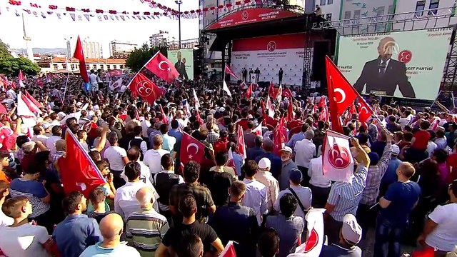 Bahçeli: '13. cumhurbaşkanı ilk turda seçilecek, o isim de Sayın Recep Tayyip Erdoğan olacaktır' - SAMSUN
