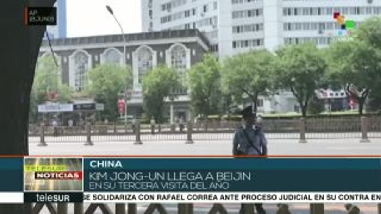Mandatario de Corea del Norte visita Beijing