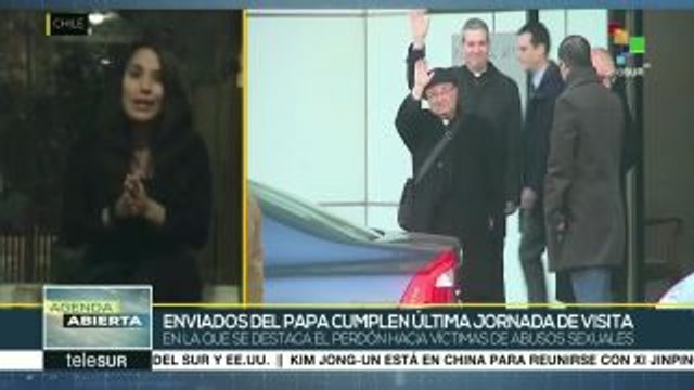 Culminan visita a Chile de enviados del Papa por abusos a menores