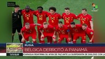 Bélgica derrota a Panamá por 3 a 0 en Rusia 2018