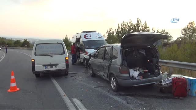 Manavgat-Akseki Yolunda Zincirleme Kaza