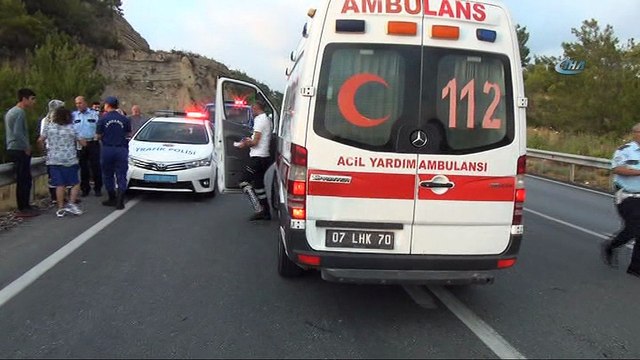 Manavgat-Akseki yolunda zincirleme kaza