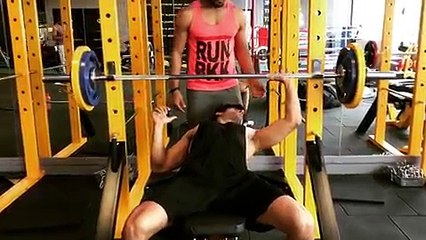 Karan Tacker Gymming!
