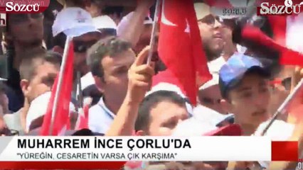 İnce 'Bu benim ilacım' diyerek elindeki mektubu okudu