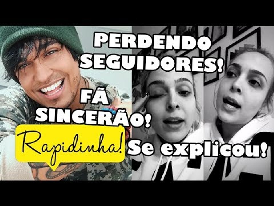 GUSTA PERDE 70 MIL SEGUIDORES E FÃ "MANDA A REAL" | TATA EXPLICA FALTA DE INTERAÇÃO COM FÃS