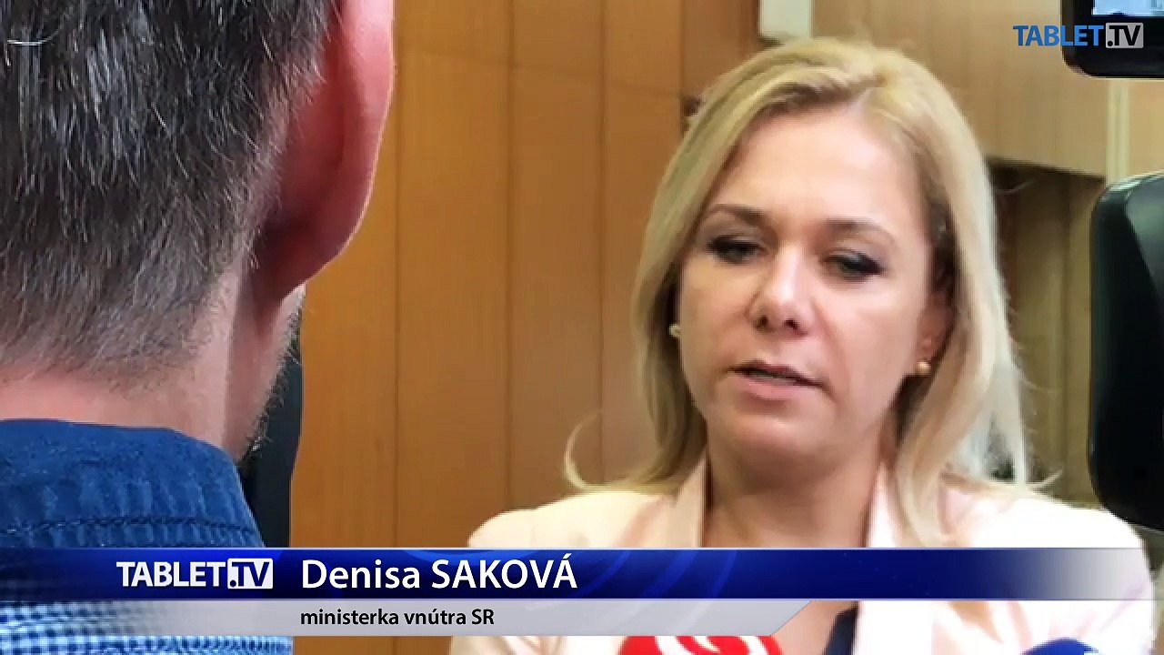 ZÁZNAM: Brífing ministerky vnútra D. Sakovej