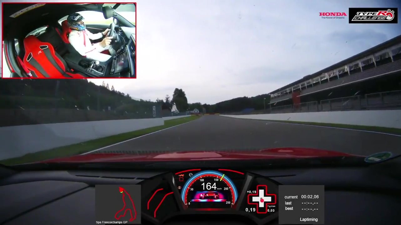 ‘Type R Challenge 2018’ hits Eau Rouge - Japanese Super GT star Bertrand Baguette takes lap record at Spa-Francorchamps
