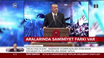 Aralarında samimiyet farkı var