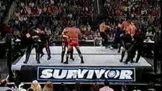 WWE  Survivor Series 2001 WWF vs WCW Battle Royal