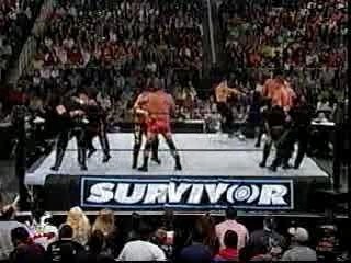 WWE  Survivor Series 2001 WWF vs WCW Battle Royal