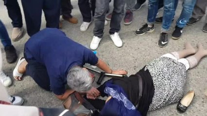 Otomobilin Çarptığı Yaşlı Kadın Yaralandı