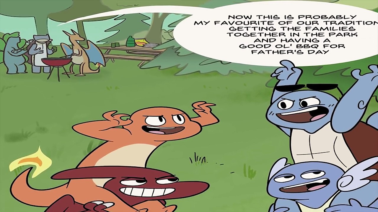 (Pokemon Nekoama Comic Dub) - Dad .VS. Dad [Fathers Day Special]