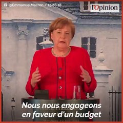 Paris et Berlin d’accord pour un «budget commun» de la zone euro